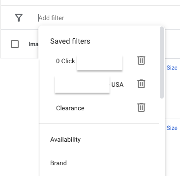 В Google Merchant Center теперь можно сохранять товарные фильтры
