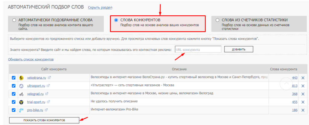 Как собрать семантику для Яндекс.Директа: на примере интернет-магазина велосипедов