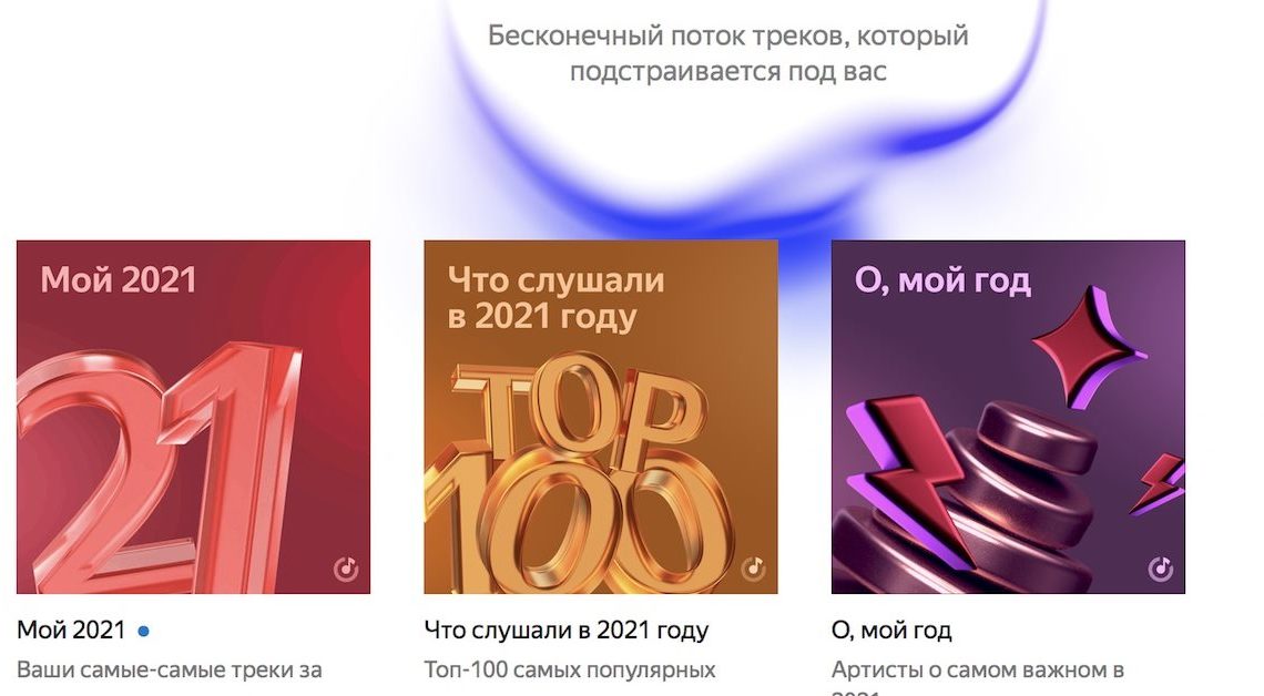 Яндекс.Музыка подвела итоги 2021 года