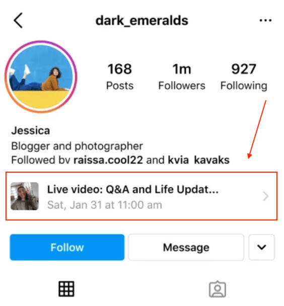 Instagram будет показывать запланированные прямые эфиры на главной странице профиля
