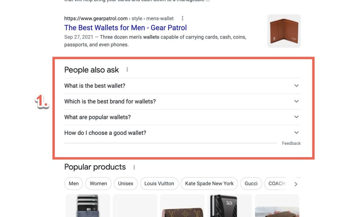 Google показывет блок «Люди также ищут» дважды на одной странице